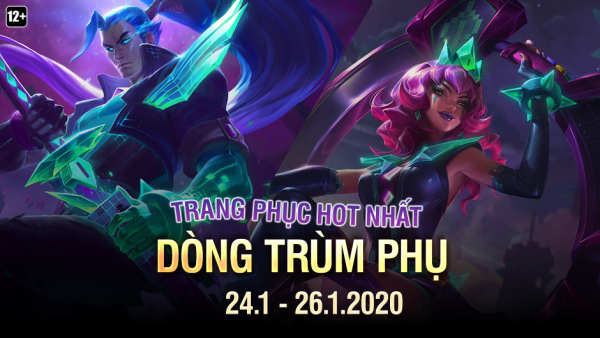 Giảm giá trang phục chủ đề Trùm Phụ & Giả Lập từ 24/01 đến hết 26/01