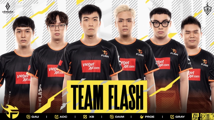 Đội hình Team Flash Liên Quân 2021: ADC trở lại; Nhân tố mới Gray