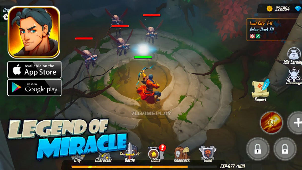 Legend of Miracle game idle RPG phiêu lưu vô cùng hấp dẫn