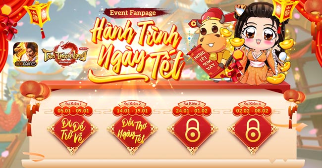 Cộng đồng háo hức đón chào không khí Tết cùng chuỗi Event đầy ý nghĩa của Tân Thiên Long Mobile