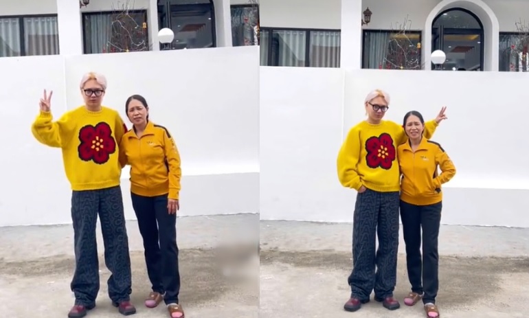 Phạm Thoại khoe hình ảnh ngôi nhà tặng mẹ vào đúng mùng 1 Tết