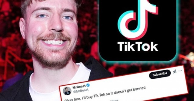 "Ông trùm YouTuber" MrBeast muốn góp tiền mua lại TikTok?