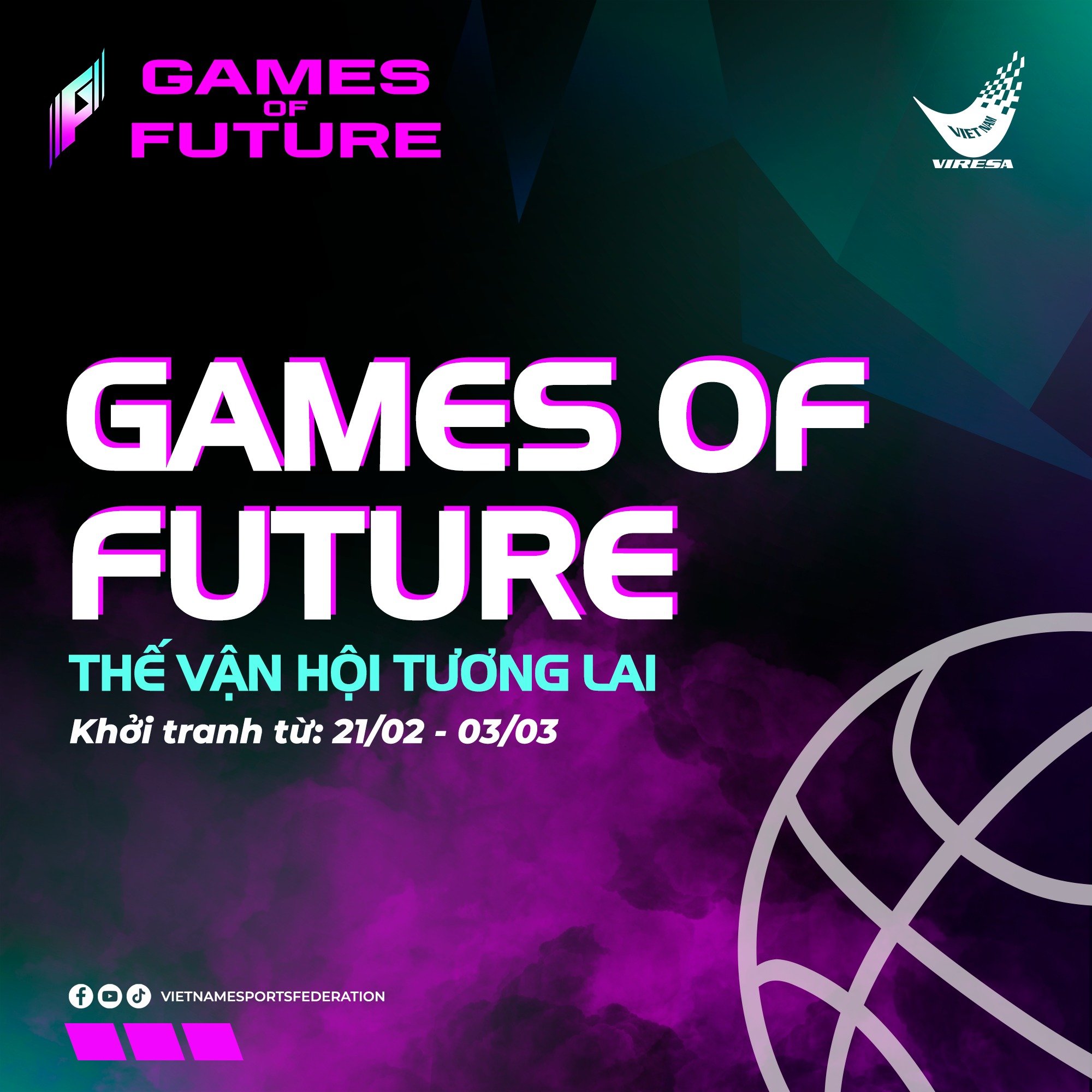 Lịch thi đấu của đại diện Việt Nam tại Games of Future 2024 bộ môn Phygital Basketball