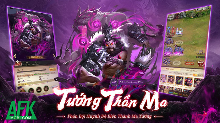 AFKMobi tặng nhiều gift code game Tam Quốc Chí: Thần Ma giá trị