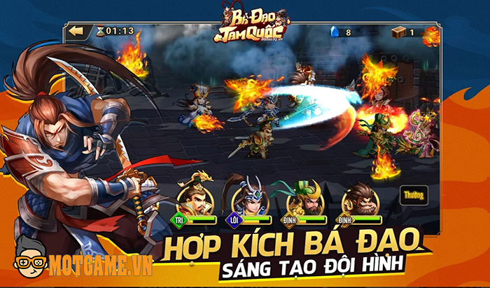 Game đấu tướng Bá Đạo Tam Quốc Mobile thông báo ngày ra mắt