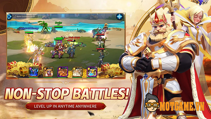 Northland Arena – Game chiến thuật thuần Idle cho phép người chơi tự do AFK