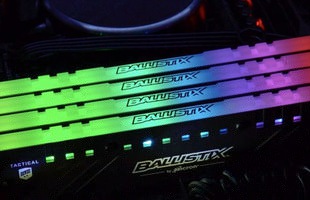 Crucial giới thiệu KIT RAM Ballistix Tactical Tracer RGB đẹp ngất ngây, chuyên phục vụ chiến game