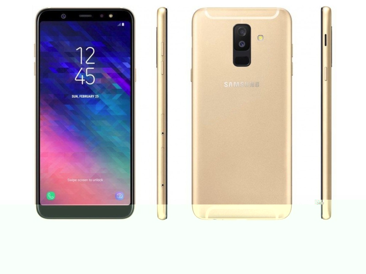 Samsung Galaxy A6+ lộ dáng màn hình viền mỏng