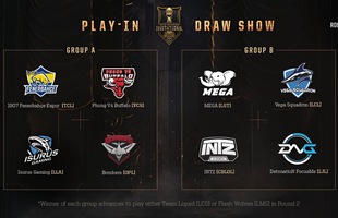 Kết quả bốc thăm vòng khởi động MSI 2019: Phong Vũ Buffalo đụng độ đối thủ đáng ngại nhất