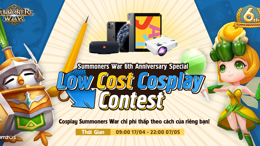 Nghỉ cách ly, gamer nô nức tham gia sự kiện Low Cost Cosplay của Summoners War