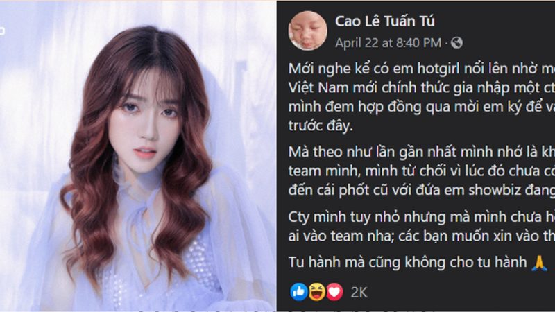 Hot girl An Vy, cựu diễn viên FAPtv, vừa lấn sân sang làm streamer đã dính lùm xùm với SBTC