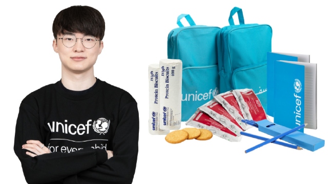 UNICEF Hàn Quốc mở bán “Gói quà Faker” đầy ý nghĩa, fan nhiệt tình ủng hộ