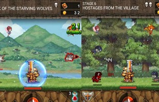 Dragon Storm: Game nhập vai đánh quái từ 2 hướng đơn giản mà thú vị