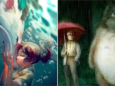 Những thước phim hoạt hình Ghibli đẹp huyền ảo dưới góc nhìn hội họa