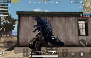 Người chơi PUBG Mobile thích thú với hình Graffiti những siêu quái vật trong bộ phim Chúa tể Godzilla tại bản đồ Miramar