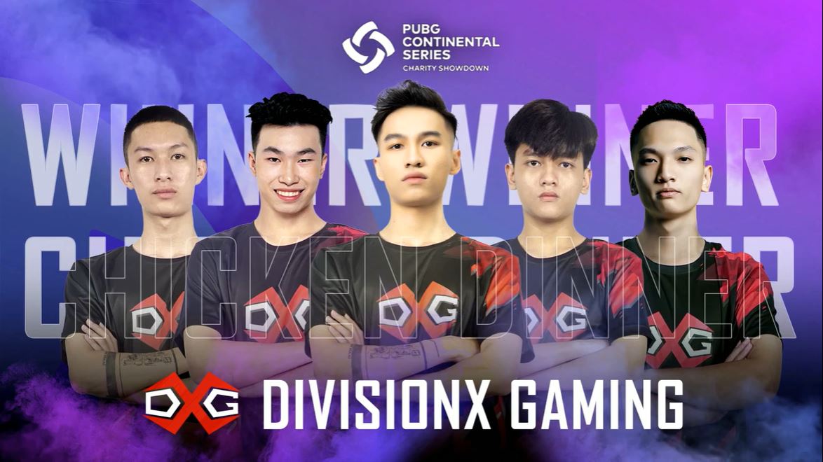 DivisionX Gaming lên ngôi vô địch giải PUBG PCS APAC CHARITY SHOWDOWN