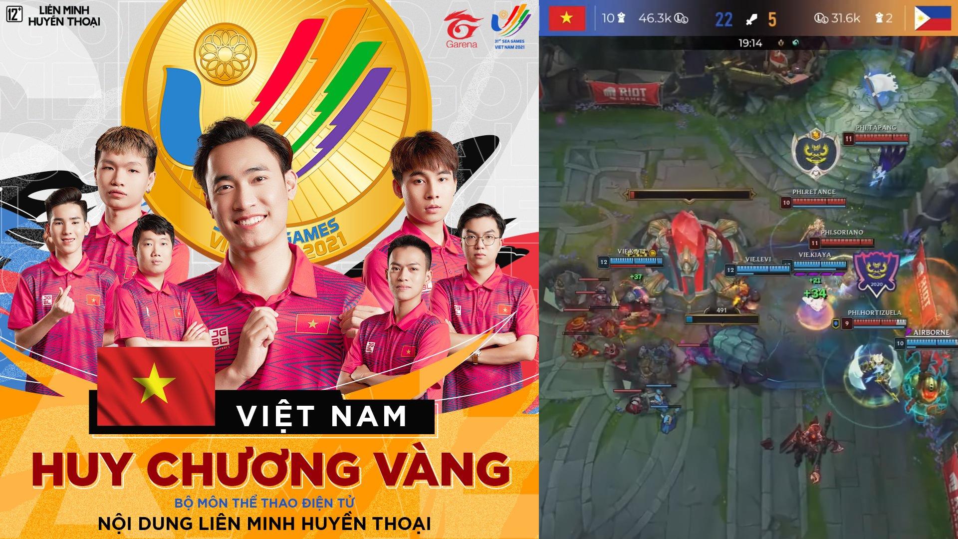 [Trực tiếp] SEA Games 31 – LMHT ngày 22/5: Việt Nam giành Huy Chương Vàng sau chiến thắng 3-0 trước Philippines