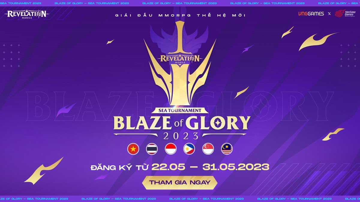 Revelation: Thiên Dụ chính thức mở giải đấu Blaze of Glory 2023 khu vực Đông Nam Á