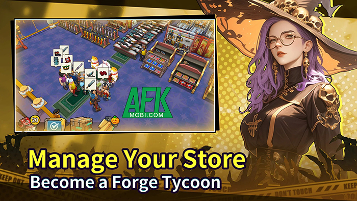 Idle Blacksmith Shop mời game thủ quản lý tiệm rèn trong bối cảnh thế giới hậu tận thế