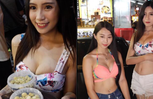 Thuê nguyên dàn hot girl mặc nội y đứng bán, cửa hàng đồ uống bỗng chốc nhiều khách tới chóng mặt