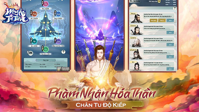 Mộng Ảo Tu Tiên – game ngồi thiền độ kiếp sắp được Gamota phát hành