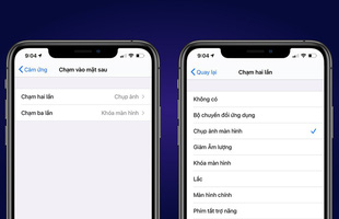 iOS 14 cho phép người dùng 'gõ vào lưng iPhone' để khoá máy, chụp ảnh màn hình, về Home...