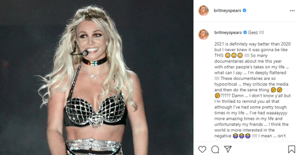 Britney Spears từng chỉ trích thậm tệ phim tài liệu vạch trần cuộc sống 