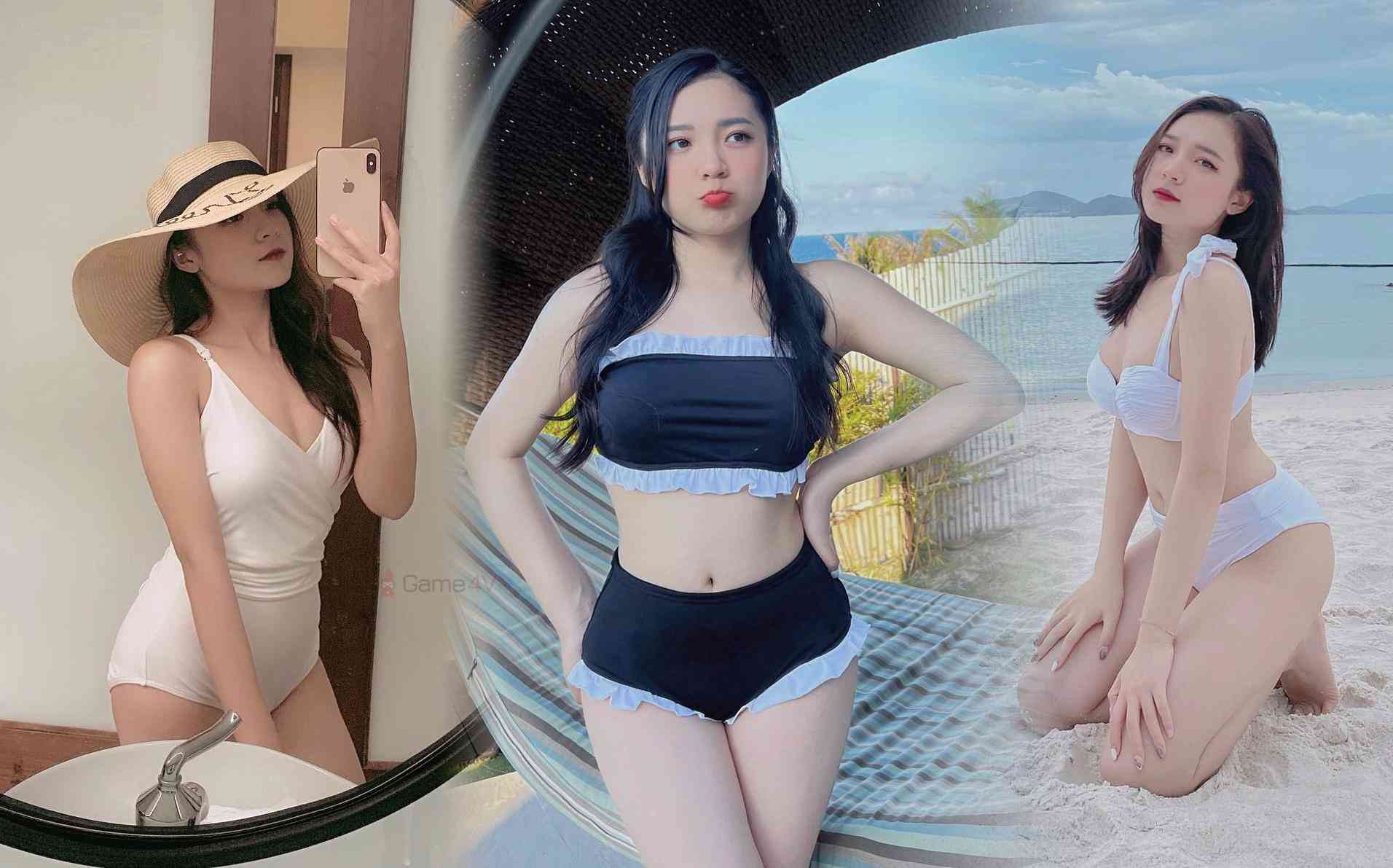 MC Phương Thảo khoe dáng trong bộ bikini ‘bốc lửa’, khẳng định ‘mét rưỡi vẫn tự tin’