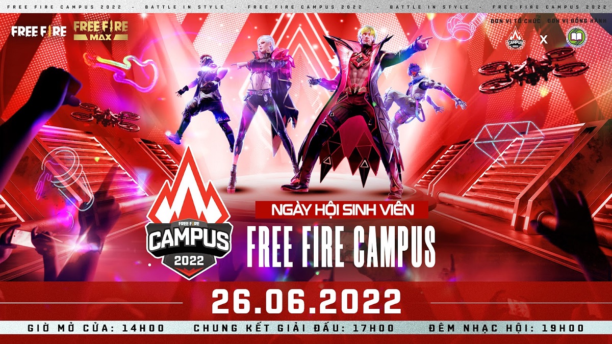 Free Fire Campus ‘chốt sổ’ với buổi offline siêu ‘hoành tráng’ cùng Trúc Nhân, Low G và Amee