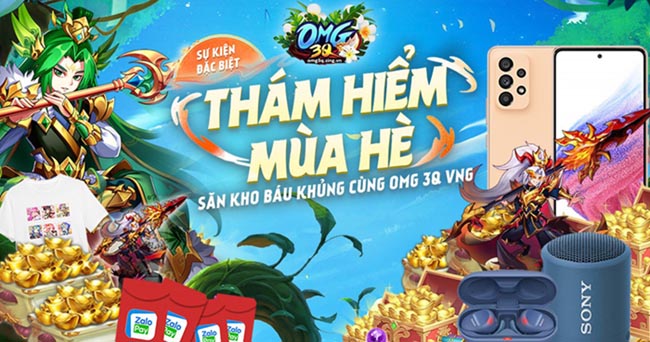 Cùng OMG 3Q tìm kho báu thông qua sự kiện Thám Hiểm Mùa Hè ngay nào