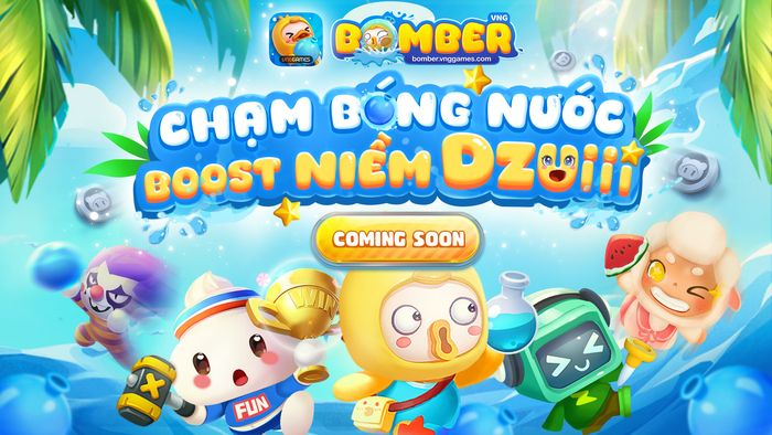 Bomber VNG tựa game mobile đối kháng đặt bom nước sắp phát hành tại Việt Nam