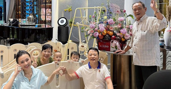 Shark Bình đăng ảnh cả gia đình, nhìn là thấy rõ thái độ của bố mẹ chồng với Phương Oanh