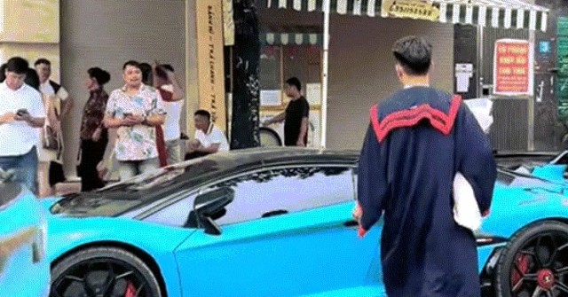 Sự thật về video chàng trai lái siêu xe dự tốt nghiệp ở Hà Nội hút 'triệu view'