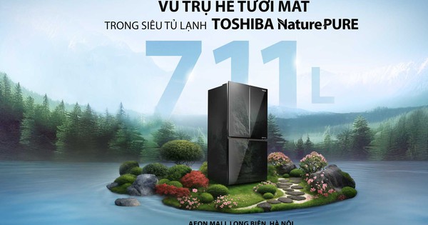 Đổ bộ AEON Mall - khám phá “Vũ trụ hè tươi mát trong siêu tủ lạnh Toshiba NaturePURE 711L”