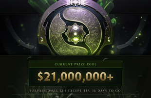 Prize Pool The International 2018 chính thức bứt phá, vượt ngưỡng 21 triệu USD