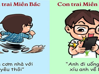 Sự khác biệt giữa con trai miền Bắc và miền Nam, chị em xem xong chỉ biết gật đầu