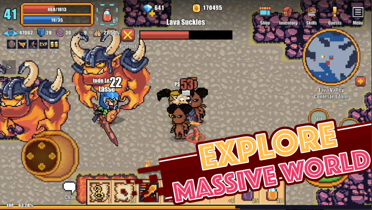 Pixel Knights Online – hóa thân thành hiệp sĩ trong tựa game mobile 2D đầy vui nhộn