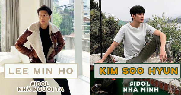 Idol nhà người ta - nhà tôi cùng khoe ảnh: Lee Min Ho sang chảnh, Kim Soo Hyun tự 