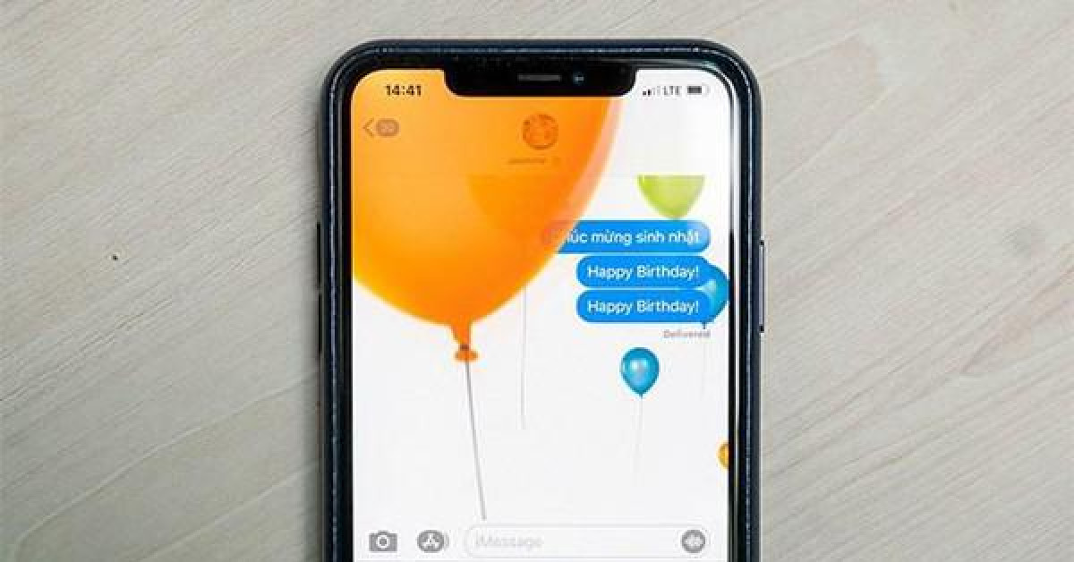 Nhắn tin những câu từ nào sẽ kích hoạt hiệu ứng màn hình trong iMessenger