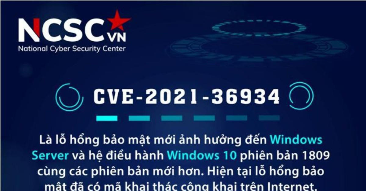 Phát hiện lỗ hổng bảo mật trên Windows 10, mã khai thác công khai trên internet