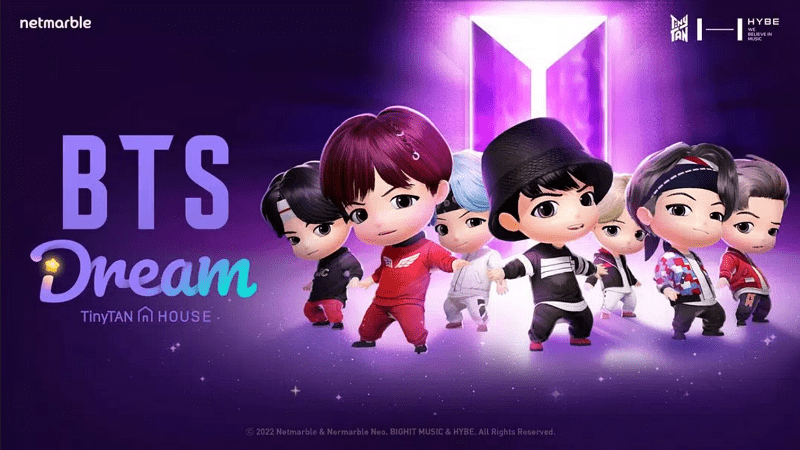 BTS Dream - Game mobile nhịp điệu vui nhộn về nhóm nhạc nam đình đám Hàn Quốc