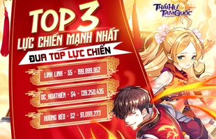 Đại gia tăng gấp đôi lực chiến chỉ trong 1 đêm, ngai Vàng TOP 1 liên server Thái Hư Tam Quốc chính thức có chủ