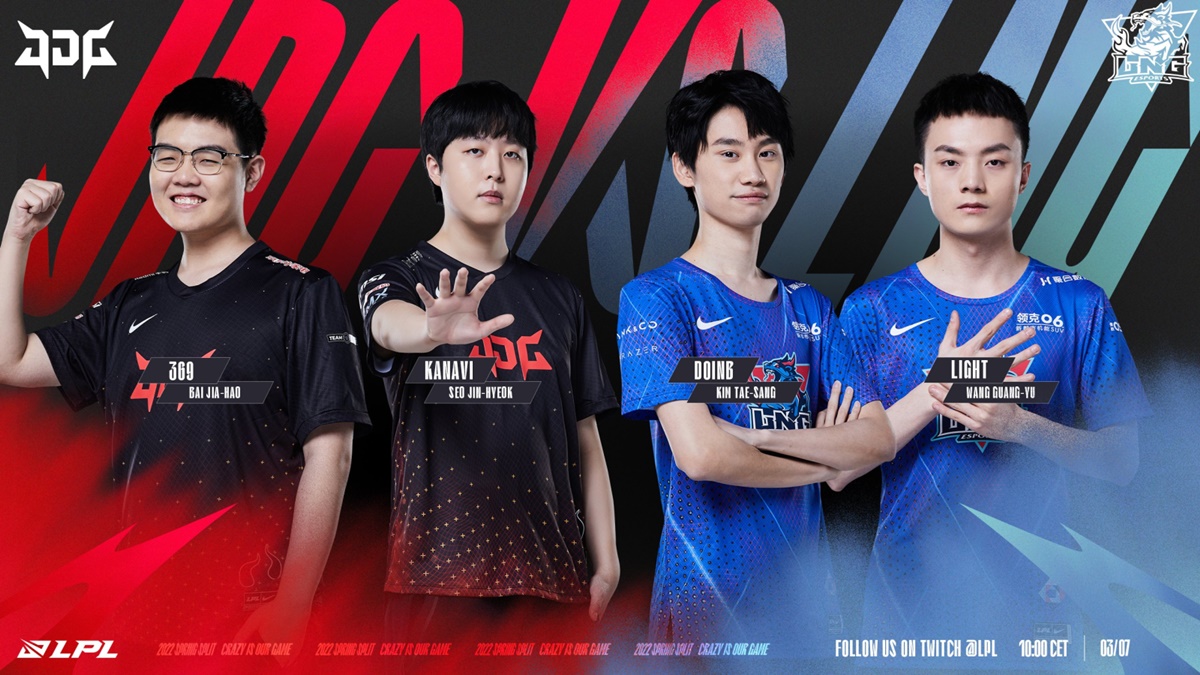 Nhận định playoffs LPL mùa Hè 2022 ngày 23/8: LNG đối đầu JDG