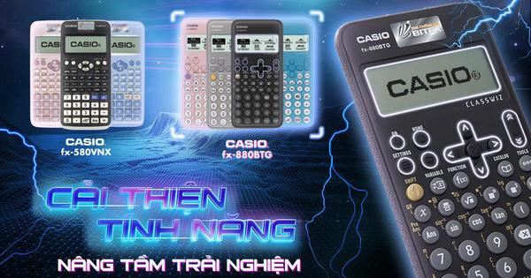 Casio fx-880BTG thế hệ mới gây kinh ngạc với khả năng giải toán và tính năng QR code độc đáo