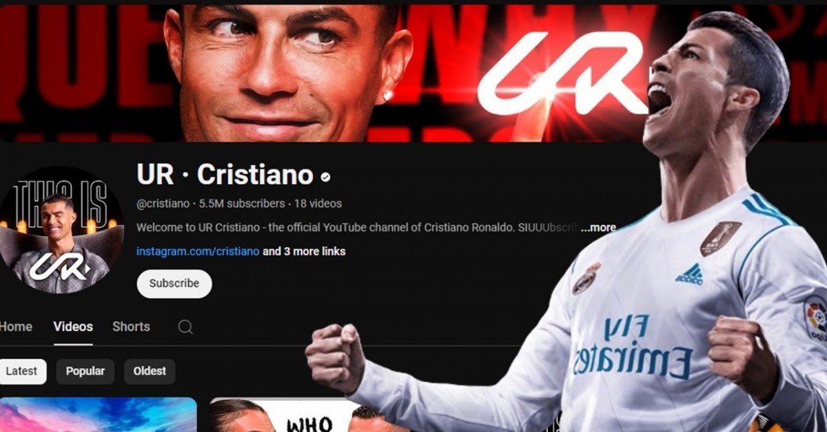 Cristiano Ronaldo có thể kiếm được bao nhiêu từ kênh YouTube của mình?