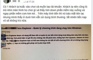 Chiêu 'tắt' tính tiền để 'chơi quỵt' tại quán net tuy cũ nhưng vẫn rất hiệu quả!