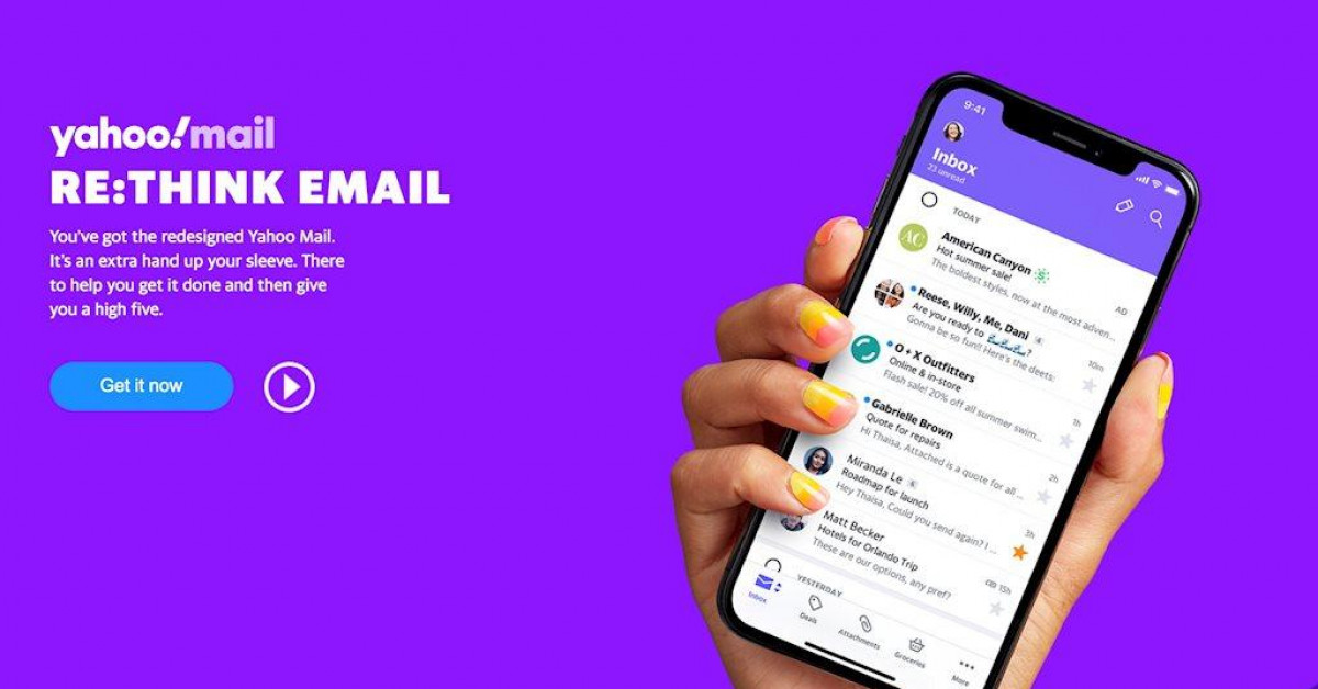 Sau 6 năm, Yahoo đổi mới logo và cập nhật Yahoo Mail