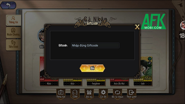 Tổng hợp gift code game Pháp Sư Hắc Ám – Black Clover mới nhất trong tháng