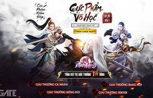 Tình Kiếm 3D gây tiếng vang lớn với thị trường game mobile Việt nhờ siêu giải đấu “Cực Phẩm Võ Học”