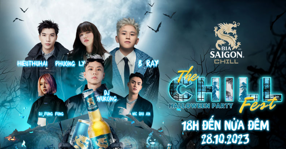 Nghe trăng kể chuyện The Chill Fest Halloween giữa lòng thành phố